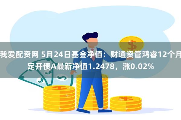 我爱配资网 5月24日基金净值：财通资管鸿睿12个月定开债A最新净值1.2478，涨0.02%