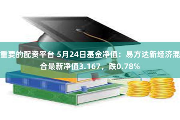 重要的配资平台 5月24日基金净值：易方达新经济混合最新净值3.167，跌0.78%