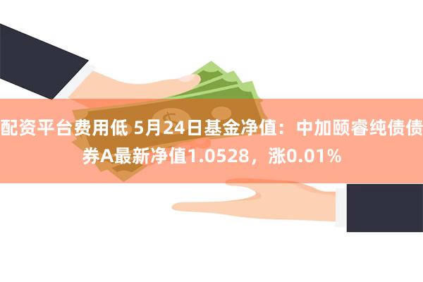 配资平台费用低 5月24日基金净值：中加颐睿纯债债券A最新净值1.0528，涨0.01%