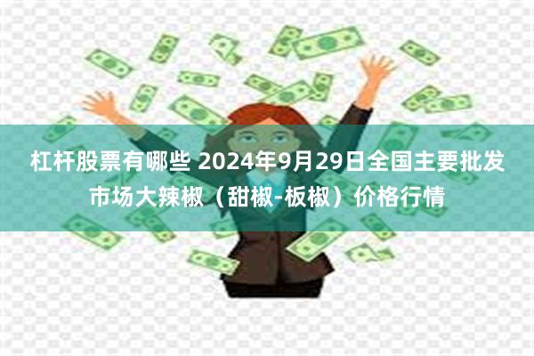 杠杆股票有哪些 2024年9月29日全国主要批发市场大辣椒（甜椒-板椒）价格行情