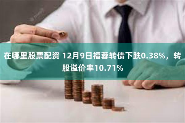 在哪里股票配资 12月9日福蓉转债下跌0.38%，转股溢价率10.71%